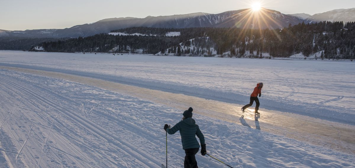 Cross-country skiing @ Big White