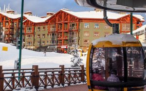 Stonebridge Lodge from the village and Gondola