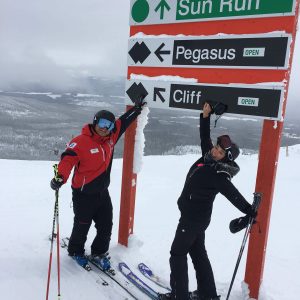 skiing at Big White