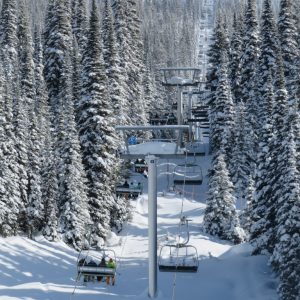 Chairlift at Big White Ski Resort