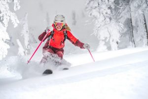 Skier at Big White