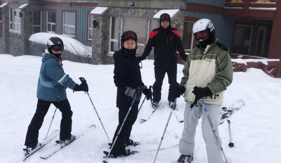 family ski trip